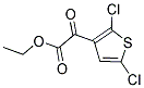 ETHYL (2,5-DICHLOROTHIEN-3-YL)(OXO)ACETATE Struktur