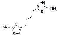 4-[4-(2-AMINO-1,3-THIAZOL-5-YL)BUTYL]-1,3-THIAZOL-2-AMINE Struktur