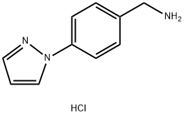 [4-(1H-PYRAZOL-1-YL)BENZYL]AMINE DIHYDROCHLORIDE Struktur