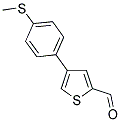 4-[4-(METHYLSULFANYL)PHENYL]-2-THIOPHENECARBALDEHYDE Struktur