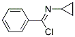 N-CYCLOPROPYLBENZENECARBOXIMIDOYL CHLORIDE Struktur