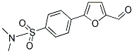 4-(5-FORMYL-2-FURYL)-N,N-DIMETHYLBENZENESULFONAMIDE Struktur