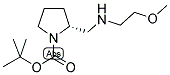 (R)-2-[(2-METHOXY-ETHYLAMINO)-METHYL]-PYRROLIDINE-1-CARBOXYLIC ACID TERT-BUTYL ESTER Struktur