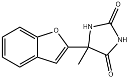 5-(1-BENZOFURAN-2-YL)-5-METHYLIMIDAZOLIDINE-2,4-DIONE Struktur