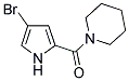 (4-BROMO-1H-PYRROL-2-YL)(PIPERIDINO)METHANONE Struktur