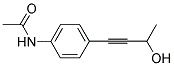 N-[4-(3-HYDROXY-1-BUTYNYL)PHENYL]ACETAMIDE Struktur