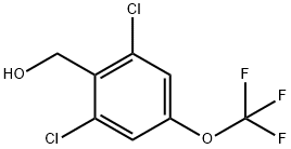 2,6-DICHLORO-4-(TRIFLUOROMETHOXY)BENZYL ALCOHOL Struktur