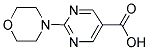 2-MORPHOLIN-4-YL-PYRIMIDINE-5-CARBOXYLIC ACID Struktur