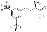 (R)-2-AMINO-4-(3,5-BIS-TRIFLUOROMETHYL-PHENYL)-BUTYRIC ACID Struktur