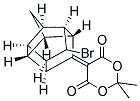 5-(11-BROMOPENTACYCLO[5.4.0.0(2,6).0(3,10).0(5,9)]UNDEC-8-YLIDEN)-2,2-DIMETHYL-1,3-DIOXANE-4,6-DIONE Struktur