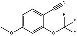 4-METHOXY-2-(TRIFLUOROMETHOXY)BENZONITRILE Struktur