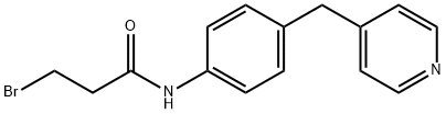 3-BROMO-N-(4-PYRIDIN-4-YLMETHYL-PHENYL)-PROPIONAMIDE Struktur