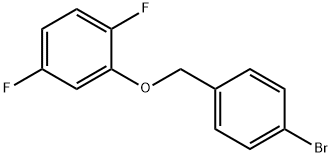 1-(4-BROMOBENZYLOXY)-2,5-DIFLUOROBENZENE Struktur