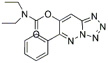 6-PHENYLTETRAZOLO[1,5-B]PYRIDAZIN-7-YL DIETHYLCARBAMATE Struktur