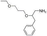 2-(3-ETHOXYPROPOXY)-3-PHENYLPROPYLAMINE Struktur