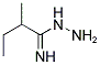 1-(IMINO-HYDRAZINO-METHYL)-1-METHYL-PROPANE Struktur