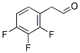 2,3,4-TRIFLUOROBENZENEYL ACETALDEHYDE Struktur