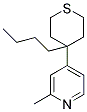 4-(4-BUTYL-TETRAHYDRO-THIOPYRAN-4-YL)-2-METHYL-PYRIDINE Struktur