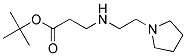3-(2-PYRROLIDIN-1-YL-ETHYLAMINO)-PROPIONIC ACID TERT-BUTYL ESTER Struktur