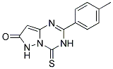 2-(4-METHYLPHENYL)-4-THIOXO-3,4-DIHYDROPYRAZOLO[1,5-A][1,3,5]TRIAZIN-7(6H)-ONE Struktur