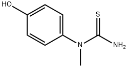 1-(4-HYDROXY-PHENYL)-1-METHYL-THIOUREA Struktur