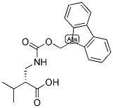 (R)-2-[(9H-FLUOREN-9-YLMETHOXYCARBONYLAMINO)-METHYL]-3-METHYL-BUTYRIC ACID Struktur