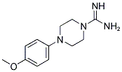 4-(4-METHOXYPHENYL)PIPERAZINE-1-CARBOXIMIDAMIDE Struktur