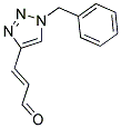 (2E)-3-(1-BENZYL-1H-1,2,3-TRIAZOL-4-YL)ACRYLALDEHYDE Struktur