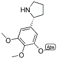 (R)-2-(3,4,5-TRIMETHOXYPHENYL)PYRROLIDINE Struktur