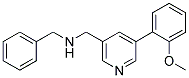 N-BENZYL-1-[5-(2-METHOXYPHENYL)PYRIDIN-3-YL]METHANAMINE Struktur