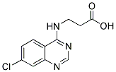 3-(7-CHLORO-QUINAZOLIN-4-YLAMINO)-PROPIONIC ACID Struktur