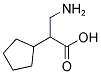 3-AMINO-2-CYCLOPENTYL-PROPIONIC ACID Struktur