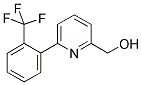 (6-[2-(TRIFLUOROMETHYL)PHENYL]PYRIDIN-2-YL)METHANOL Struktur