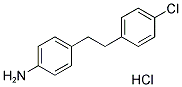 (4-[2-(4-CHLOROPHENYL)ETHYL]PHENYL)AMINEHYDROCHLORIDE Struktur