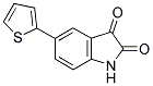 5-(2-THIENYL)-1H-INDOLE-2,3-DIONE Struktur