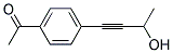 1-[4-(3-HYDROXY-1-BUTYNYL)PHENYL]ETHANONE Struktur