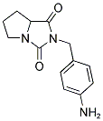 2-[(4-AMINOPHENYL)METHYL]TETRAHYDRO-1H-PYRROLO[1,2-C]IMIDAZOLE-1,3(2H)-DIONE Struktur