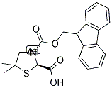 (R)-N-ALPHA-(9-FLUORENYLMETHYLOXYCARBONYL)-L-5,5-DIMETHYL-THIAZOLIDINE-2-CARBOXYLIC ACID Struktur