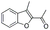 1-(3-METHYL-1-BENZOFURAN-2-YL)ETHANONE Struktur