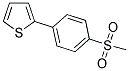 2-[4-(METHYLSULFONYL)PHENYL]THIOPHENE Struktur