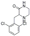 3-(2,6-DICHLORO-BENZYL)-PIPERAZIN-2-ONE Struktur