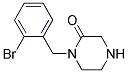 1-(2-BROMOBENZYL)PIPERAZIN-2-ONE Struktur