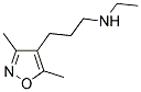 N-[3-(3,5-DIMETHYL-4-ISOXAZOLYL)PROPYL]-N-ETHYLAMINE Struktur