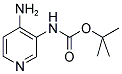 (4-AMINO-PYRIDIN-3-YL)-CARBAMIC ACID TERT-BUTYL ESTER Struktur