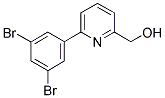 [6-(3,5-DIBROMOPHENYL)PYRIDIN-2-YL]METHANOL Struktur