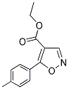 5-P-TOLYL-ISOXAZOLE-4-CARBOXYLIC ACID ETHYL ESTER Struktur