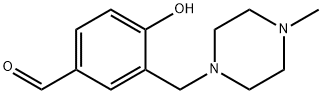 4-HYDROXY-3-(4-METHYL-PIPERAZIN-1-YLMETHYL)-BENZALDEHYDE Struktur