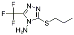 3-PROPYLSULFANYL-5-TRIFLUOROMETHYL-[1,2,4]TRIAZOL-4-YLAMINE Struktur