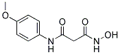 N-HYDROXY-N'-(4-METHOXYPHENYL)MALONAMIDE Struktur