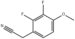 2,3-DIFLUORO-4-METHOXYPHENYLACETONITRILE Struktur